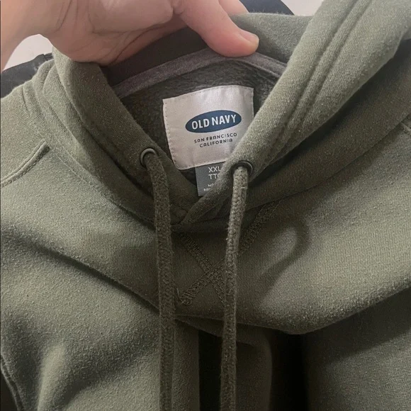 Old Navy Forest Green Men's Hoodie - Picture 2 of 2